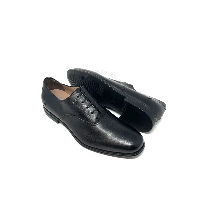 Ferragamo Slate Oxfords