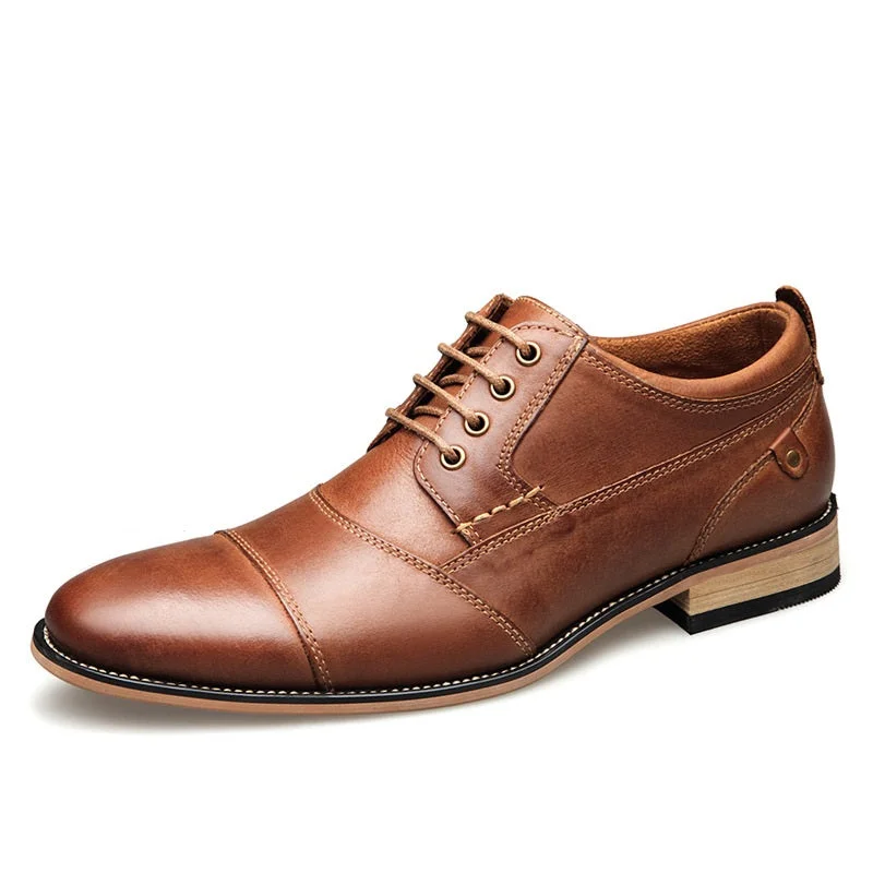 Genuine Leather Work Oxfords