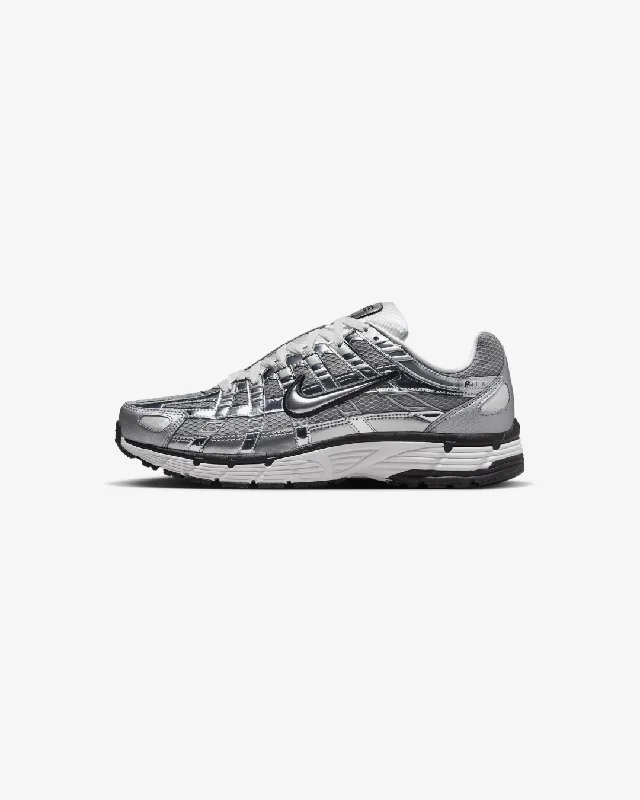 Nike P-6000 Metallic Silver Sneakers