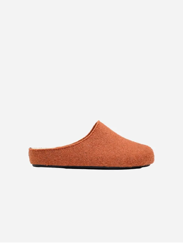 Date Men's Vegan Mule Slippers | Orange