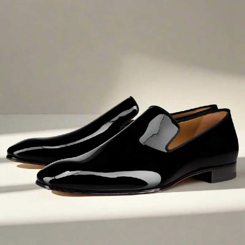 Matthews Black Patent Slip-on