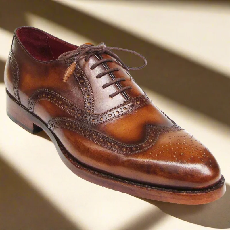 Jack Tan Brown Wingtip Oxford