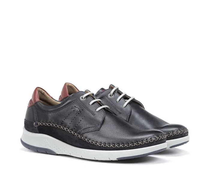 Mens Fluchos Maui Lace Up in Marino