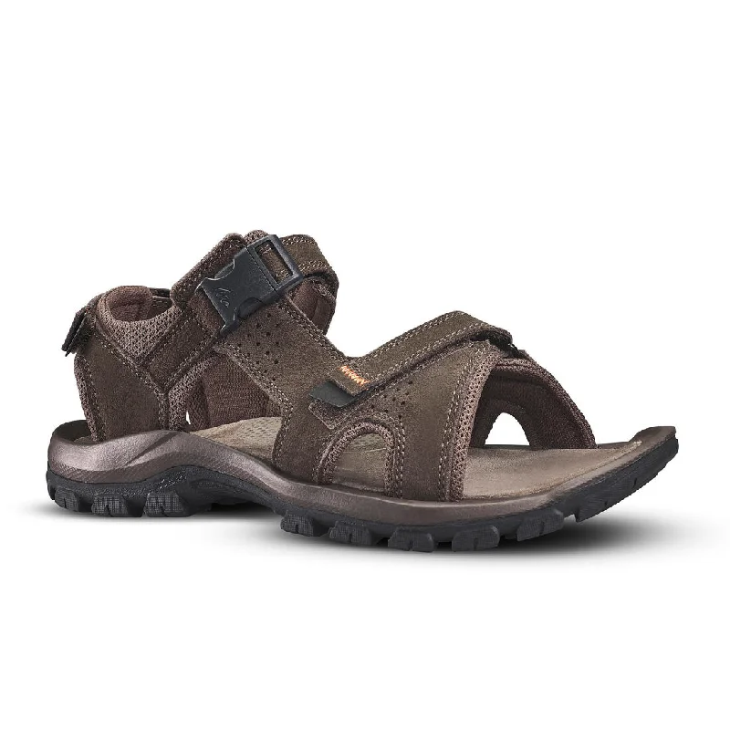 Men's Leather Hiking Sandals NH500