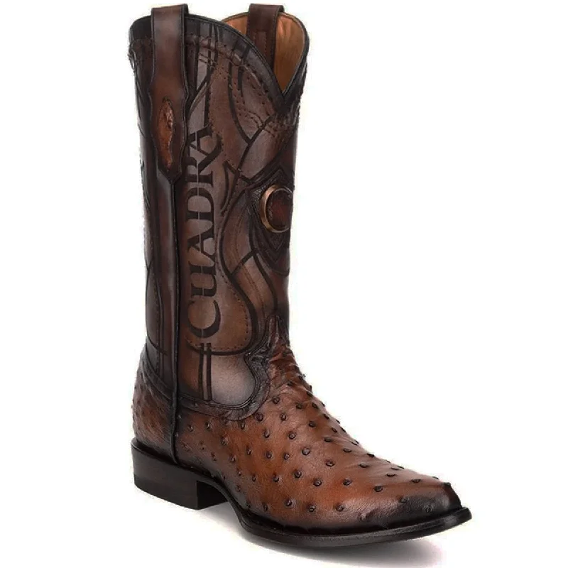 Ostrich Skin Boots