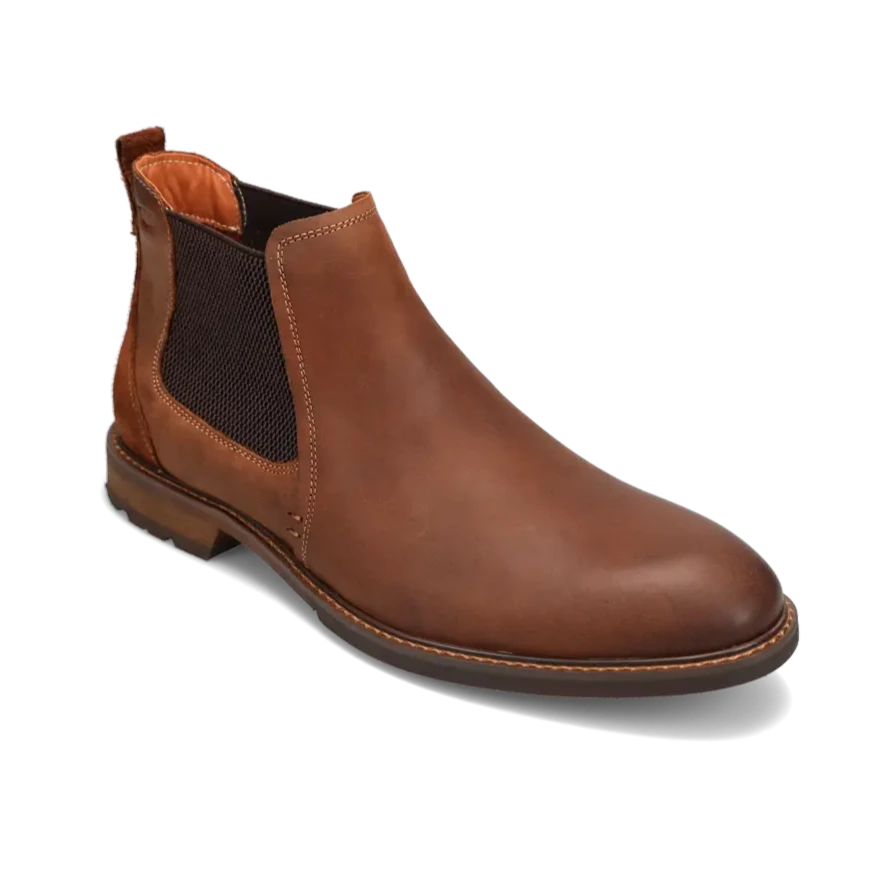 Men's Lodge Plain Toe Brown Crazy Horse