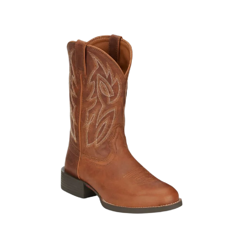 Justin Men's Rendon Brown Western Boots