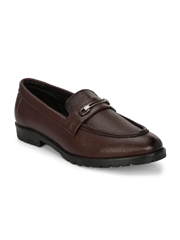 CARLO ROMANO BY WASAN BROWN COLOUR VEGAN LEATHER MOCCASIN FOR MEN