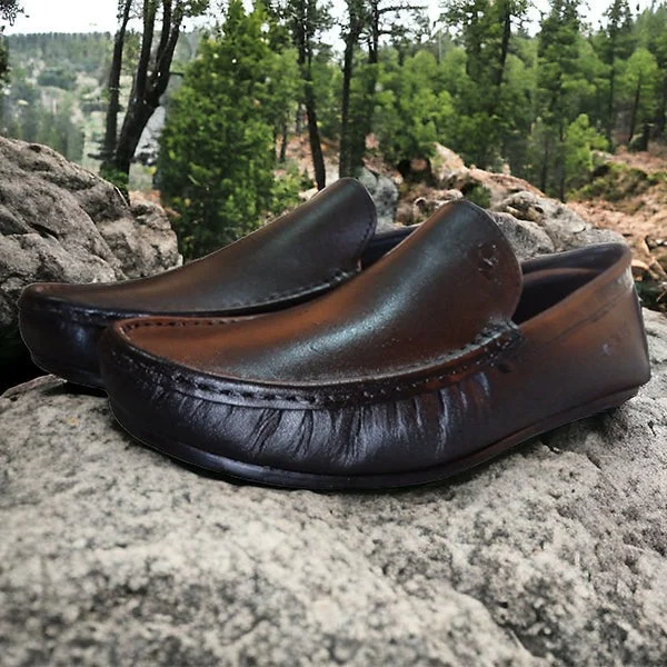 Jeremy Black Leather Loafers