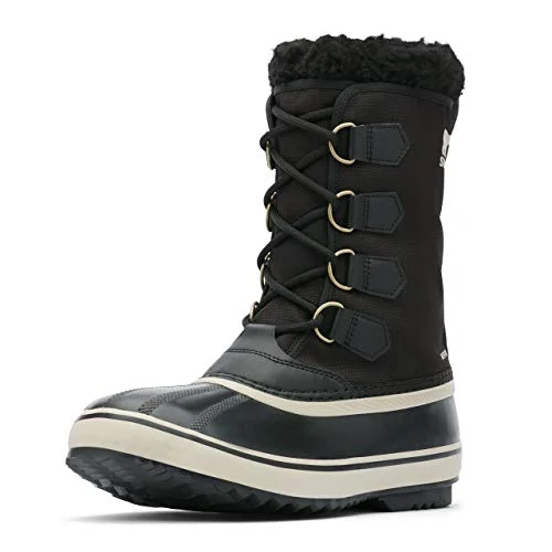 Sorel 1964 PAC NYLON WATERPROOF Schneestiefel für Herren, Schwarz (Black x Ancient Fossil), 44 EU