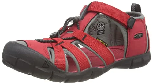 KEEN, Unisex Kinder Seacamp 2 CNX Sandalen , Racing Red Gargoyle , 29 EU