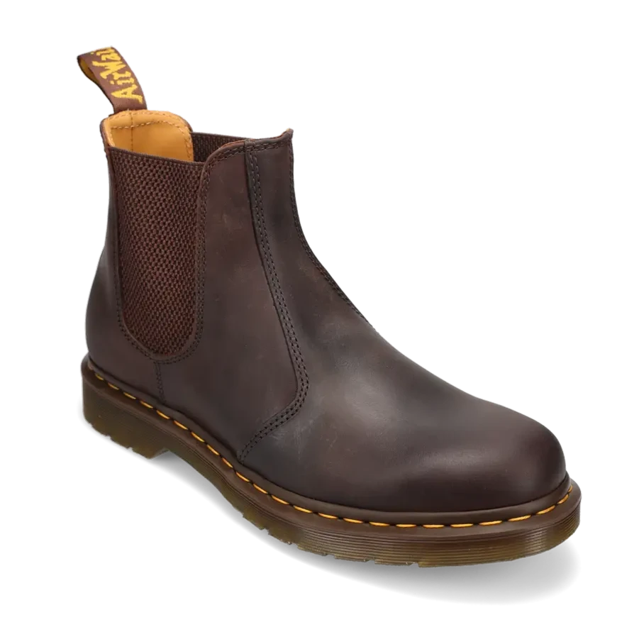 Men's 2976 Yellow Stitch Dark Brown Crazy Horse