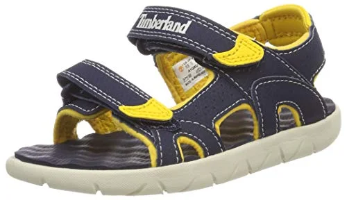 Timberland Unisex-Kinder Perkins Row-2-Strap Sandalen, Blau (Black Iris Xu0), 27 EU