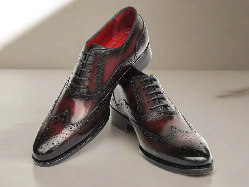 Cameron Burgundy Patina Wingtip