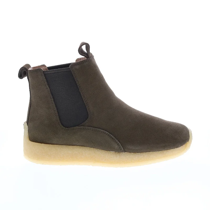 Clarks Radlett Ronnie Fieg Kith 26166757 Mens Green Suede Chelsea Boots