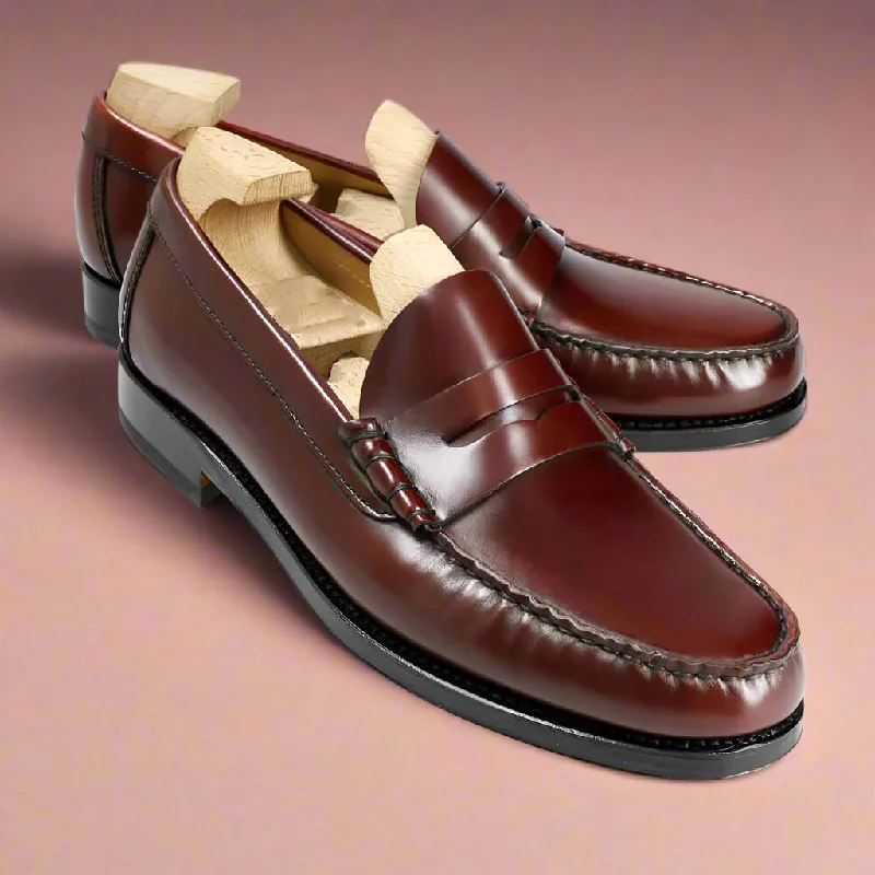 Felix Burgundy Penny Loafer