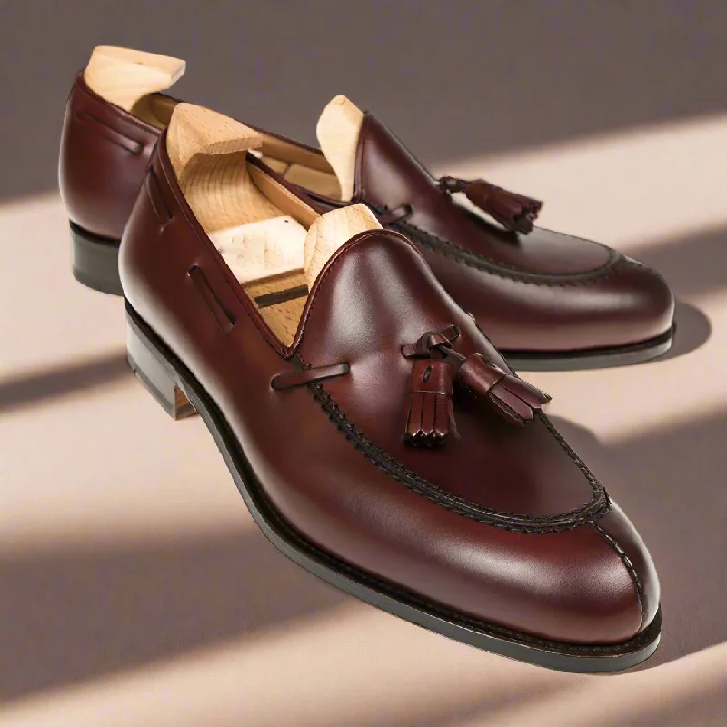 Bentley Burgundy Tassel Loafer