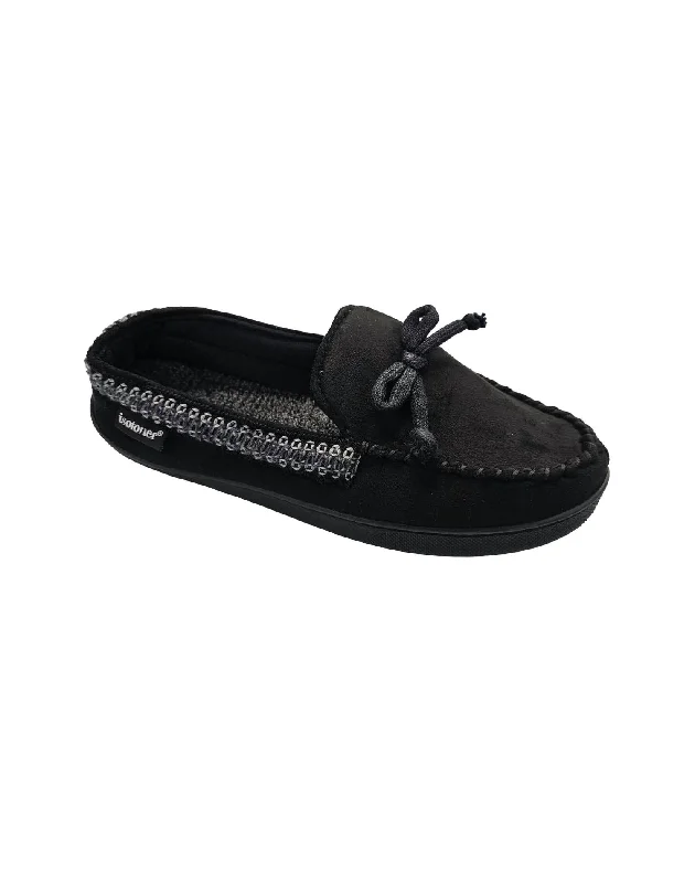 Men's Microsuede Seth Moccasin In Black