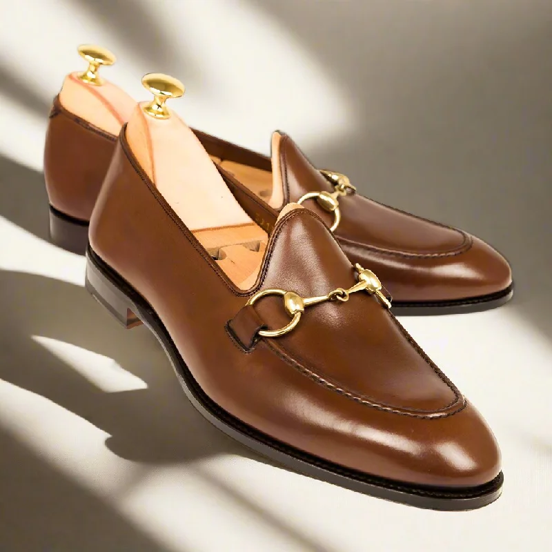 Chester Brown Horsebit Loafer