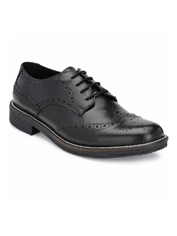 Men's Burnish Leather Formal Brogue Shoe