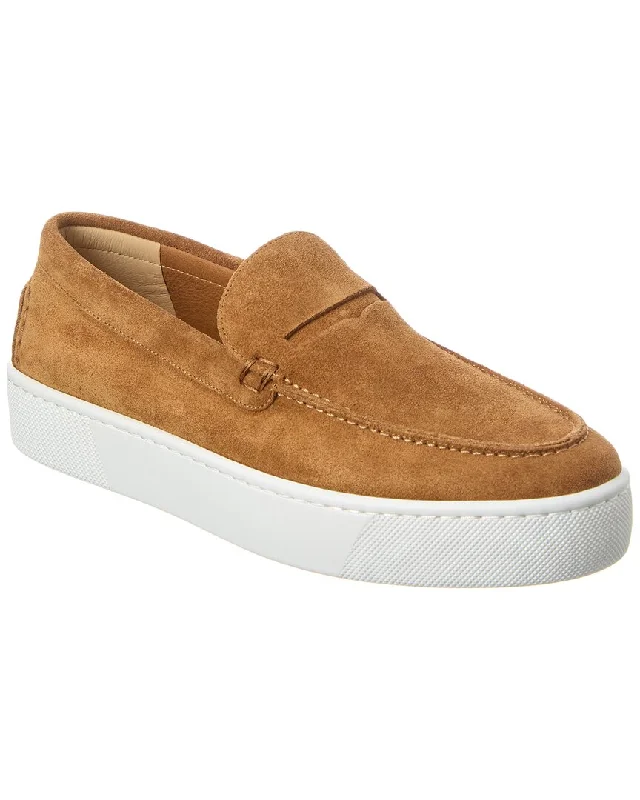 Christian Louboutin Paqueboat Suede Platform Sneaker