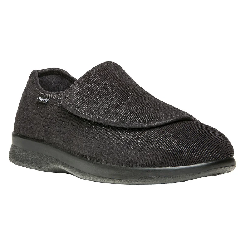 Propet Cush N Foot Black Corduroy Slipper (Men's)