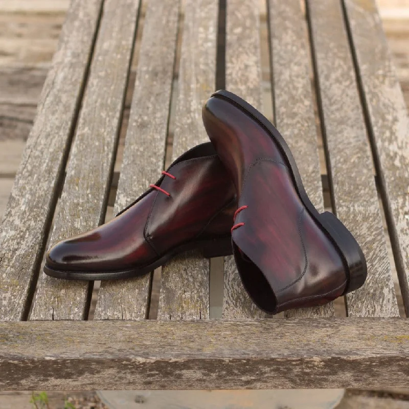 Dinklage Burgundy Patina Chukka