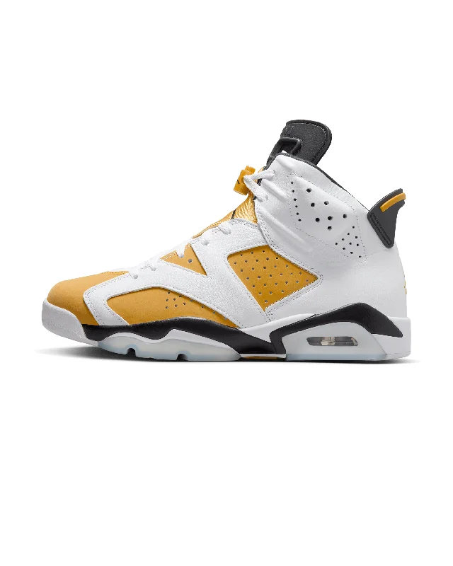 Air Jordan 6 Retro - White / Yellow Ochre-Black