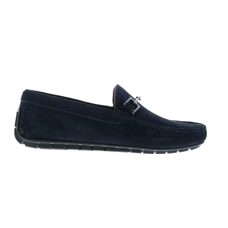 Bruno Magli Xander BM2XANN1 Mens Blue Loafers & Slip Ons Moccasin Shoes